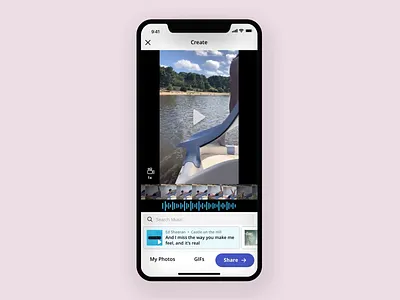 Horizontal scroll animation animation design ios menu animation mobile principle ui animation ux