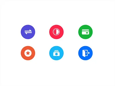 Animation Icon Set for the Restaurant App animated animation app application card cash design icons icons set illustration ios logo logout project sketch ui vector