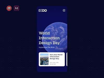 Adobe World Interaction Design Day 2019 Animation 3d animation adobe adobepartner animation gif interaction design ixdd madewithadobexd mobile mp4 uiux