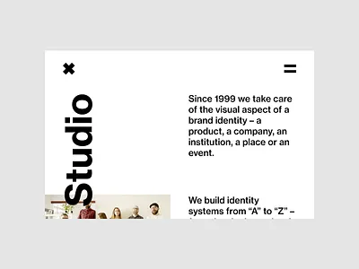 Studio Otwarte - in detail animation minimalistic portfolio typography uidesign webdesign