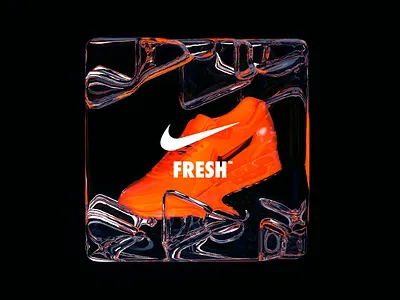 NikeLand | FRESH™ airmax animated branding cinema4d cinema4dr20 gradient identity justdoit logomark minimal motion motiondesign nike octane packaging r20 type typography xparticles