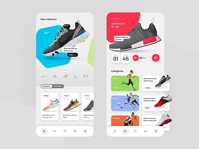 Shoe App E-commerce app application behance cepixel ecommerce mobile shoe shoes sneaker webdesign website