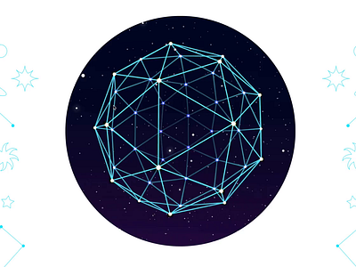 Interactive 3D Geodesic Sphere 3d geo geodesic graphic graphic design sphere spheres tech