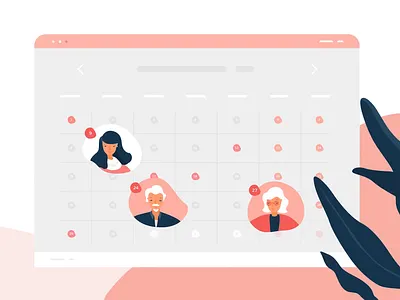 Calendar 2d animation branding calendar ui design digital illustration logo mobile mobile app design motion motion graphics park tech explainer urban vector video