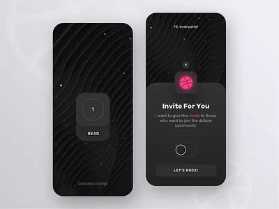 Dribbble invite 🤘 animation black design dribbble dribbble invitation dribbble invite future minimal ui ux