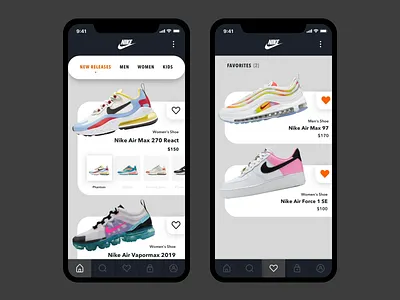 [Nike] Store App Prototype animation app app design concept design ecommerce interaction motion nike principleapp product prototype prototype animation prototyping shopping app sketch store store app ui ux