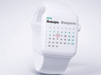 Calendar App animation app apple watch calendar transitions ui ux