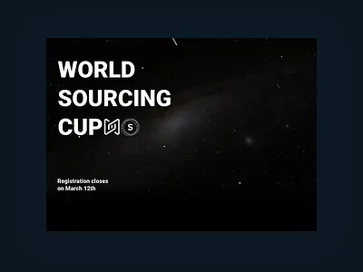 Landing page for sourcing hackathon hackathon hr landing landing page promo readymag space ui ux web web design