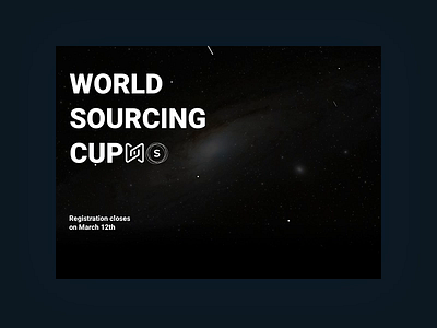 Landing page for sourcing hackathon hackathon hr landing landing page promo readymag space ui ux web web design