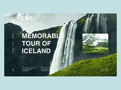Resort slider concept after effect animation design desktop graphic interaction motion nature parallax resort ui ux web website