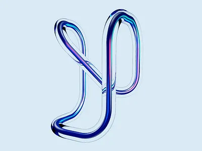 3d type experiment - y 3d 3dart alphabet art c4d calligraphy cinema4d cinema4dart design font graphicdesign illustration kinetic typography kinetictype kinetictypography symbol text type typography ui