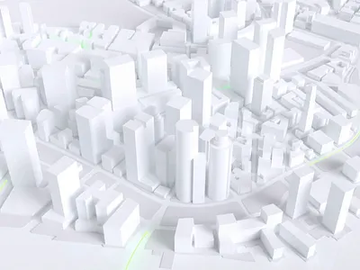 3d map of Boston for Fasten 3d 3d animation 3d map 3d model boston city city illustration city map clean isometric lights map motion ridesharing roads traffic transport