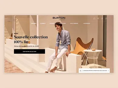Homepage • Burton of london branding homepage interaction ui ux