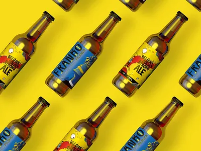 Copper Head beer labels 3d animation beer bottle bottle label branding cinema 4d craft beer illustration motion packaging print