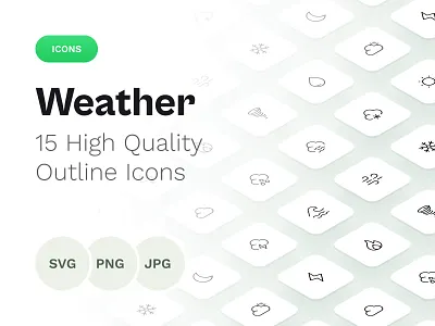 Weather • Icons Pack beryl cloud design fire fog icon light minimal outline rain resource snow stroke sun thunder tornado water wave weather wind