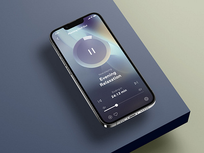 Health & Wellness App : Sound healing app design health interactive interface music player sound ui wellness