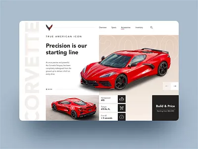 Corvette C8 after effects animation app chevrolet corvette debut shot design interaction design interactive interactive prototype motion design motion graphics prototype animation transition ui user experience user interface ux web web design