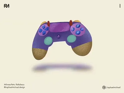 [DUALSHOCK4] | Animation animation controller ds4 dualshock4 illustration ipad pro procreate turnaround turntable