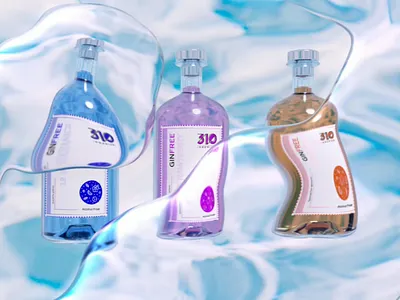 310 labels 3d branding cocktails design flat flavours gin graphic deaign icon icons illustration logo mockup motion packaging vector