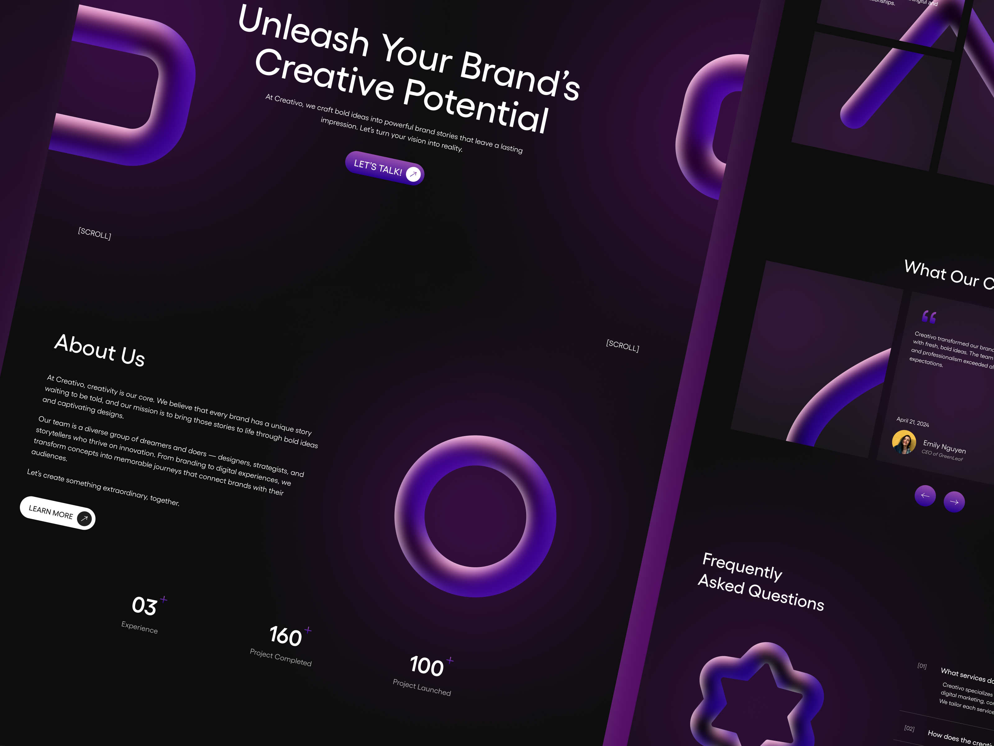 Creative Agency Landing Page | UI Website Design agency agency landing page agency landing page design agency website agency website design capi creative agency interactive design landing page landing page design ui ui design ui ux ui ux design user research ux website website design