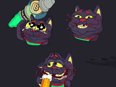 Nekoton Animation Sticker #1