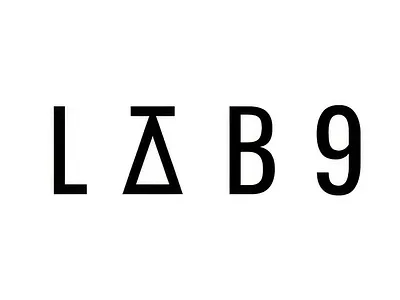 Innovative laboratory logo LAB9 for @Levi9 branding logotype