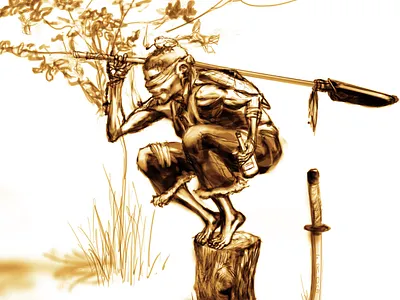 The Way of the Frog... 2d anime branding cute design explore page frog froggy illustration kung fu martial arts thumbnail ui viral