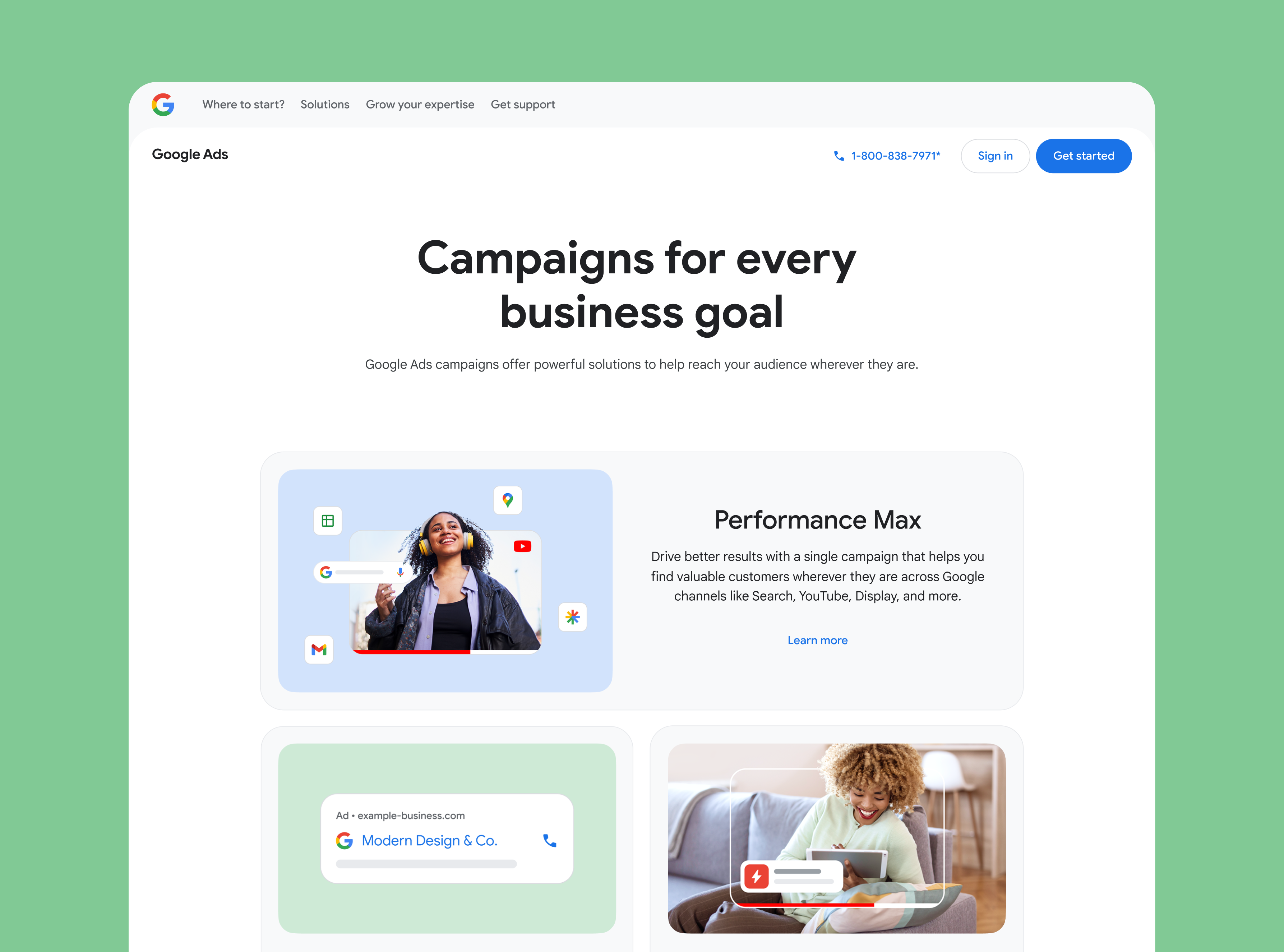 Google Ads branding graphic design ui