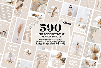 Light Beige Instagram Templates branding design graphic design