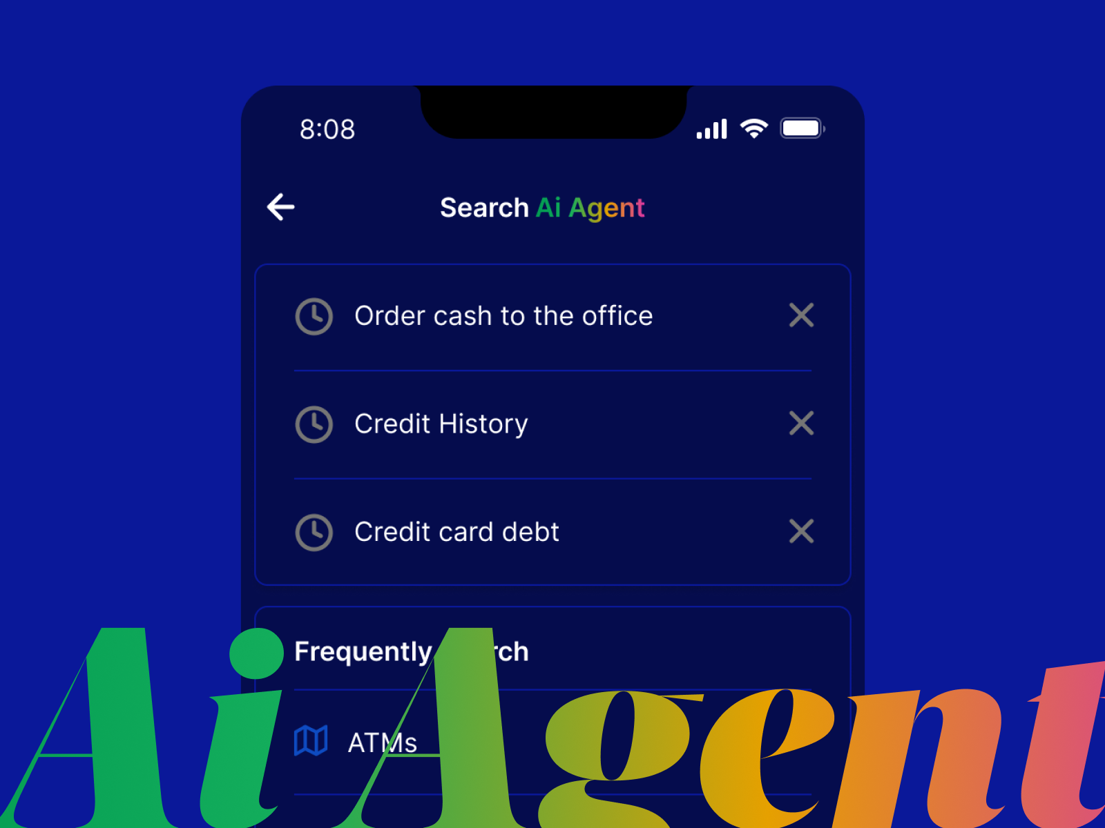 Ai Agent agent ai app bank colors design designer figma fintech mobile search ui variables