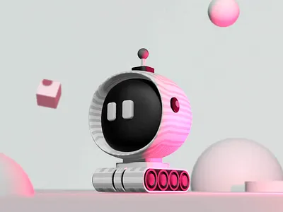 The Exboot 3D - Watching you~ 3d character robot