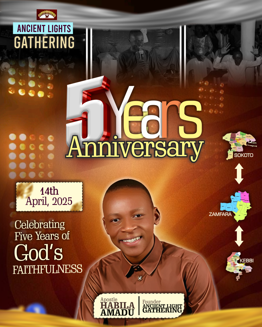 Church Anniversary Flyer Design 5 years anniversary church flyer coreldraw design graphic design nigeria social media
