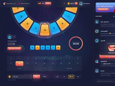 Casino Roulette UI animation blockchain casino platform casino roulette ui casino ui design gambling design gambling platform gambling ui game gaming gaming ui interactive design meris imamovic online casino online gambling ui ui design ux ui