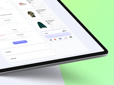 Influ - eCommerce checkout design desktop e commerce ecommerce figma flow graphic design influencer ipad mobile poland shop ui ux web design website