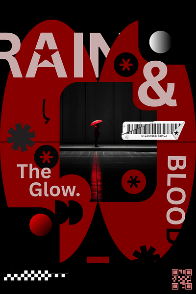 Rain & Blood design graphic design illustration typography