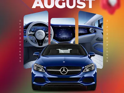 Social Media New Month of August Flyer 2025 august design designer flyer graphic design newmonth ui uiux