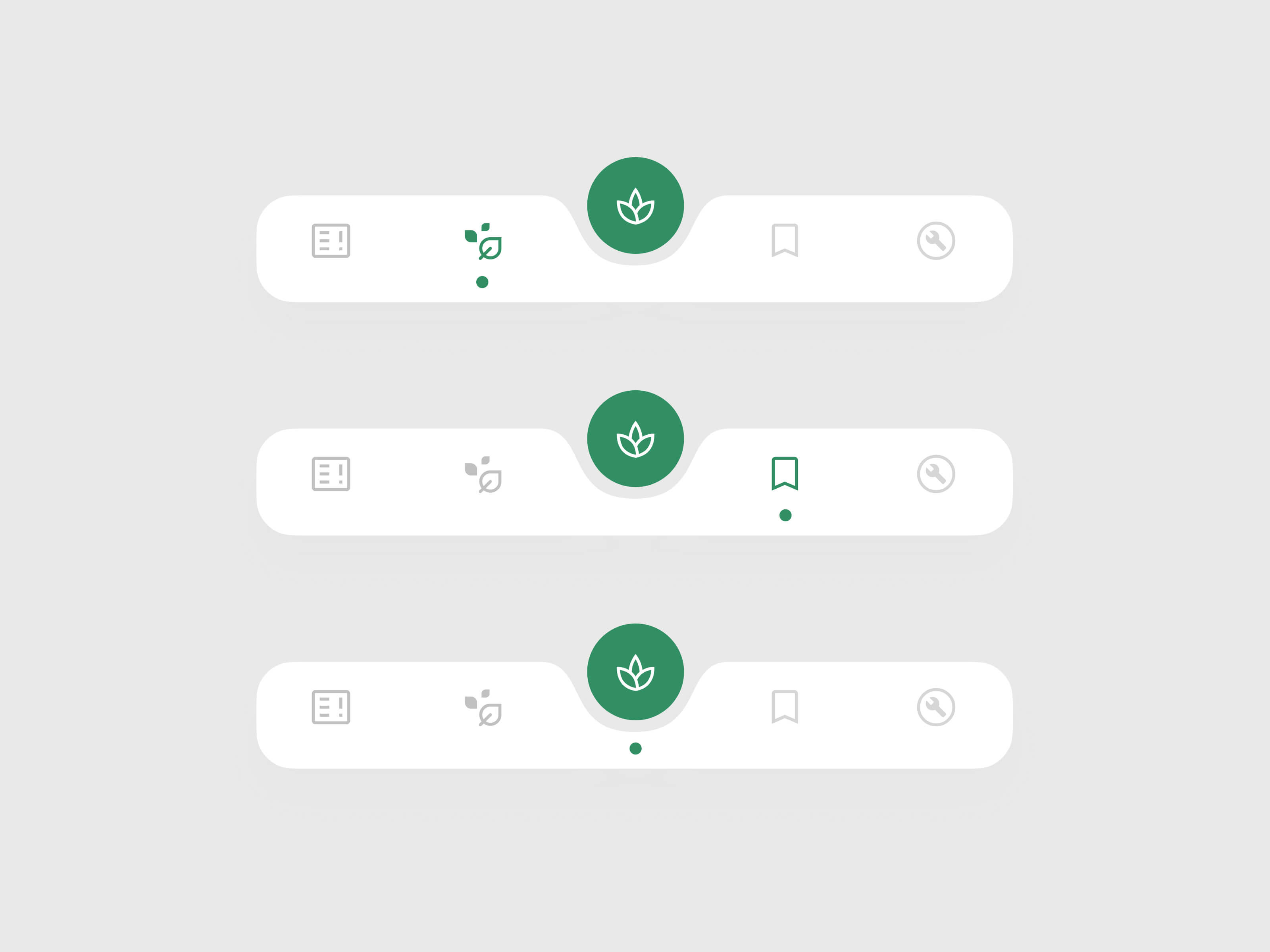 Example of App Bottom Navigation Bar