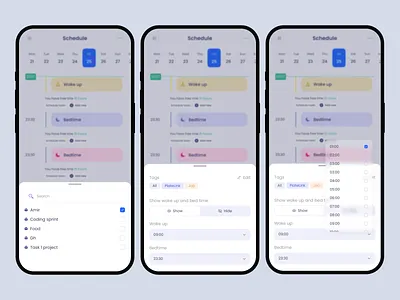 Task Management App Modal android app calendar components details iphone management mobile components modals planner schedule task task management app todo todo app list todoist typography ui components ui elements ux