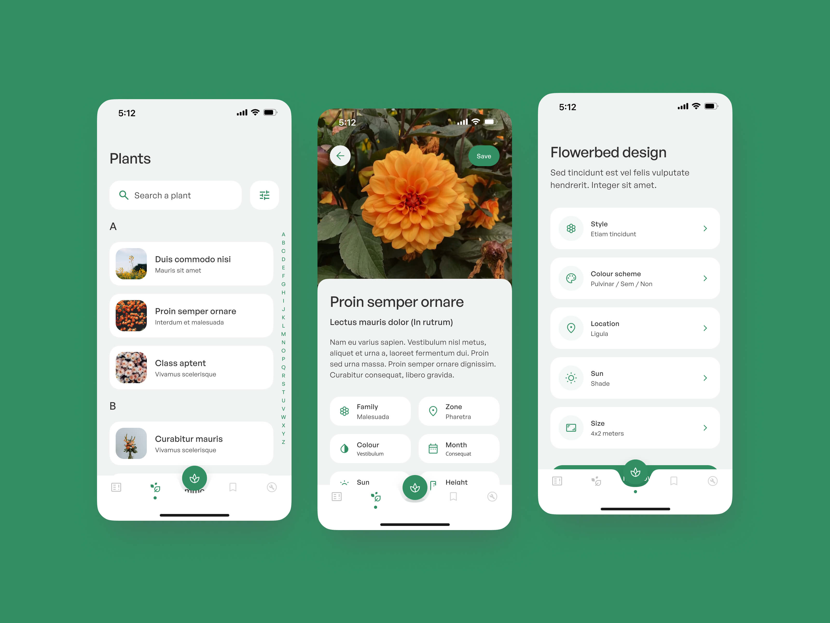Example of Plant Planner App