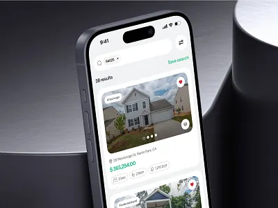 Real Estate App app mobile app property real estate search ui ux