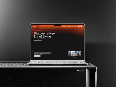 Axiom - Hero Section Design design exploration figma framer framer design framer web design hero design hero section landing page ui uiux user interface web design web development website website design