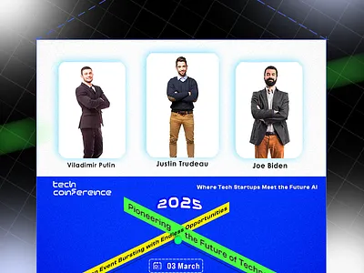 Tech Conference Design-Event Poster Design branding eventdesign graphic design personalbranding photoshop poster posterdesign