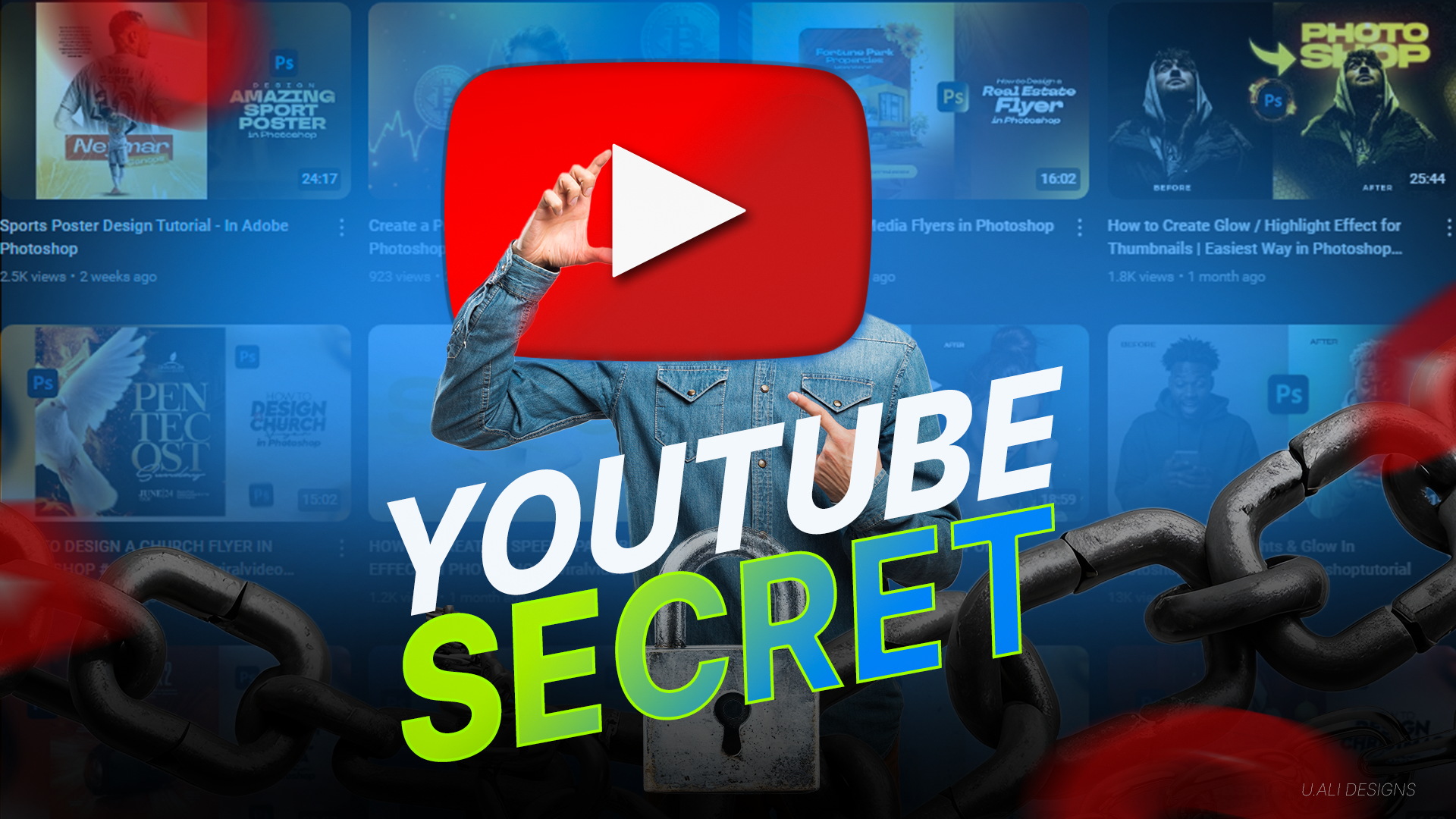 CTR Increase Youtube Thumbnail Design adobephotoshop branding ctrbooster eyecatchy graphic design photoshop thumbnaildesign youtube youtubechannel