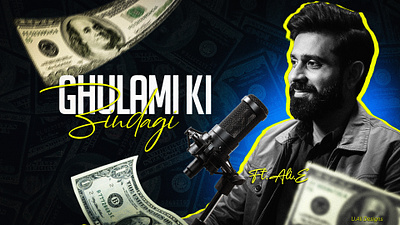 Podcast Thumbnail Design Project-High Quality for YoutubeChannel adobephotoshop branding design graphic design podcastthumbnail thumbnail youtube