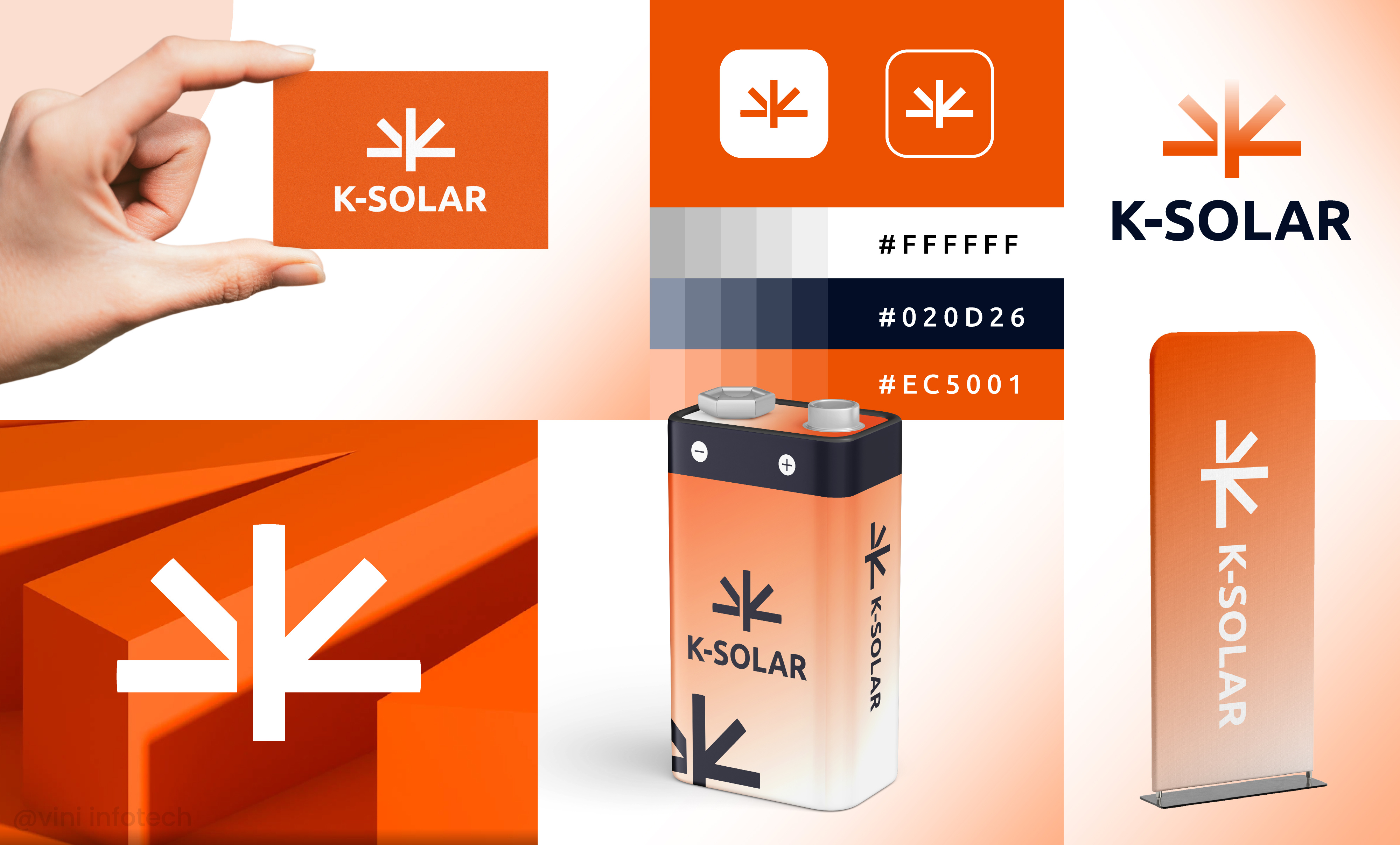 K-SOLAR Branding branding logo