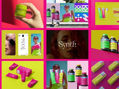 Closer Look of Synth Visual Identity brand branding design graphic design identity logo logodesign