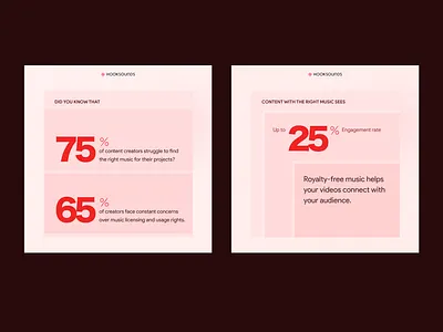 Poster Design for HookSounds blog branding instagram poster