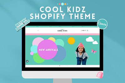 Kidz Shopify Theme branding design graphic design ui