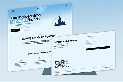 CR Peak | Squarespace Website Design design illustration squarespace squarespace designer squarespace website ui web design web developement website website design