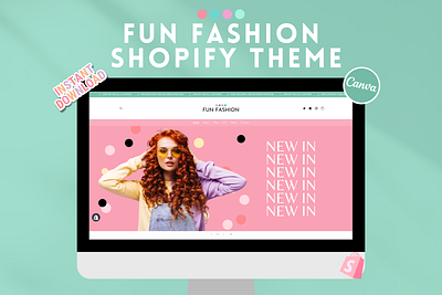 Fashion Shopify Theme branding design graphic design ui